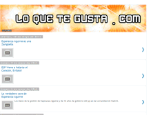 Tablet Screenshot of loquetegusta.com